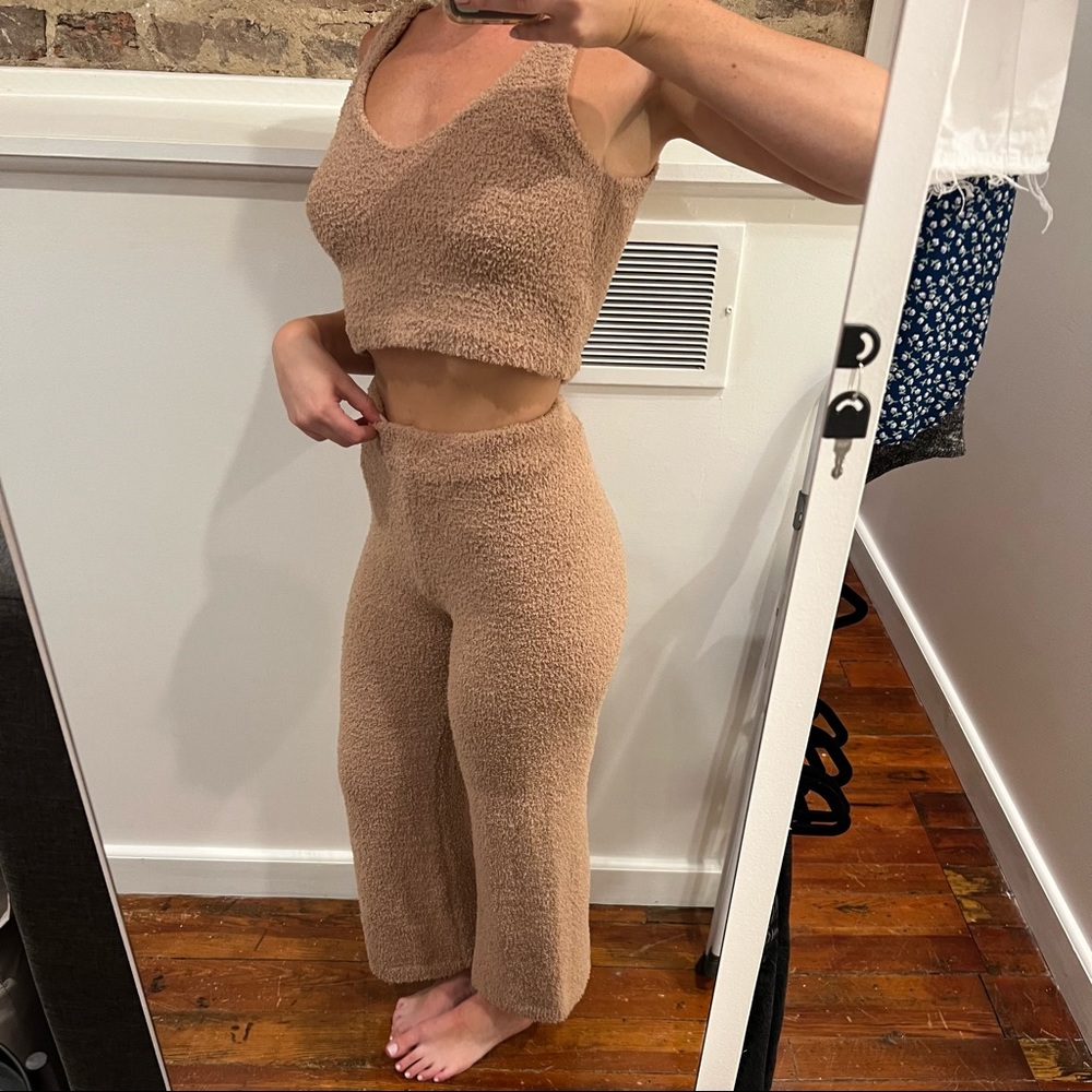 Cozy Sherpa Lounge Set - Skims Dupe